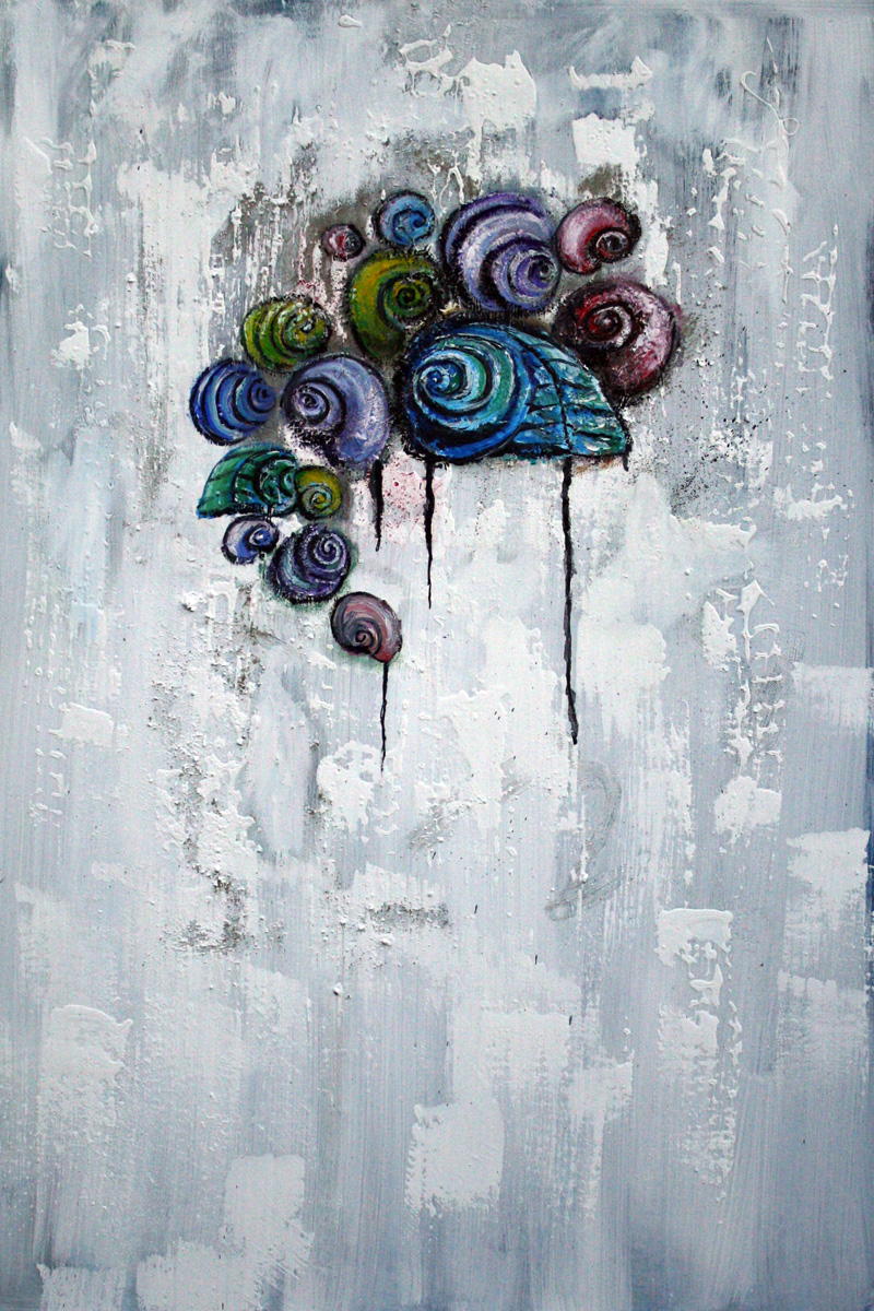 Slimy Snails by Sea Shore